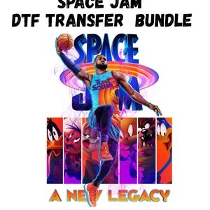 Space Jam DTF Transfers Set